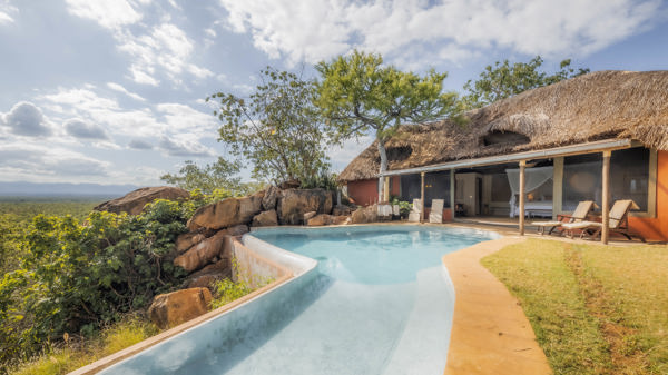 Pool, Elsas Kopje Meru, Meru National Park, Kenya
