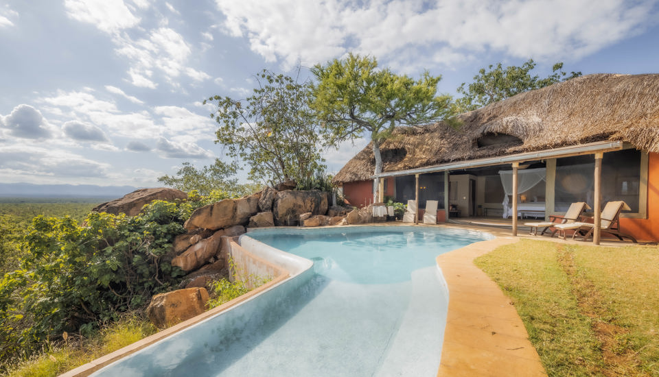 Pool, Elsas Kopje Meru, Meru National Park, Kenya