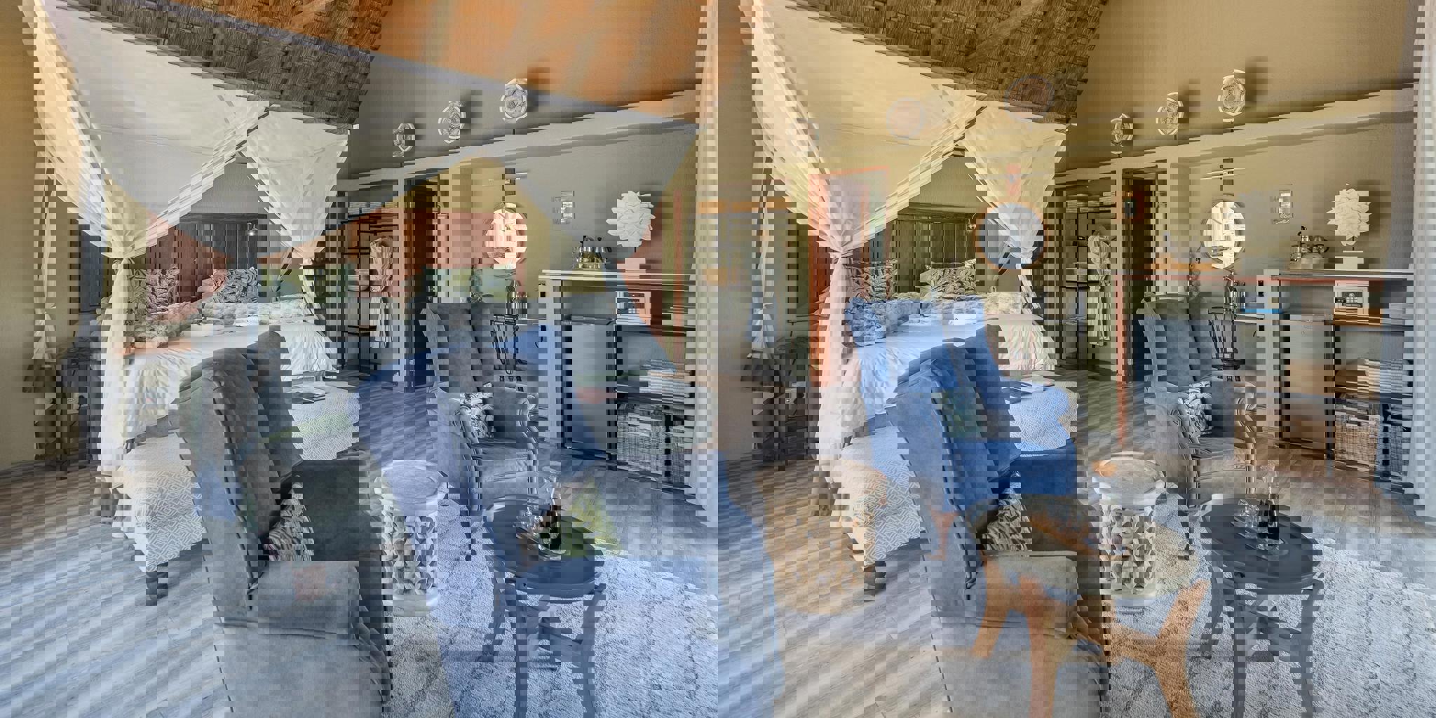 Main Bedroom, Kambaku River Sands, Timbivati, South Africa