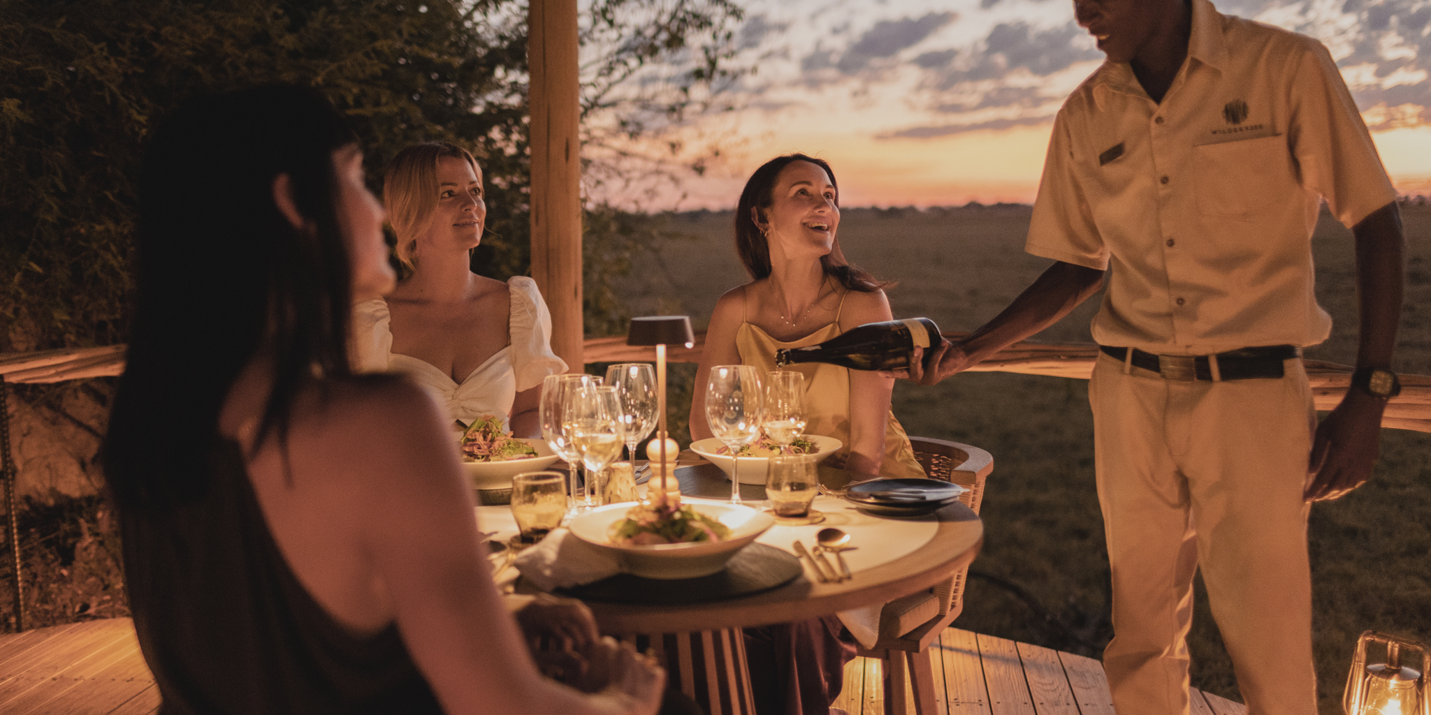 Dining, Mombo, Moremi Game Reserve, Botswana