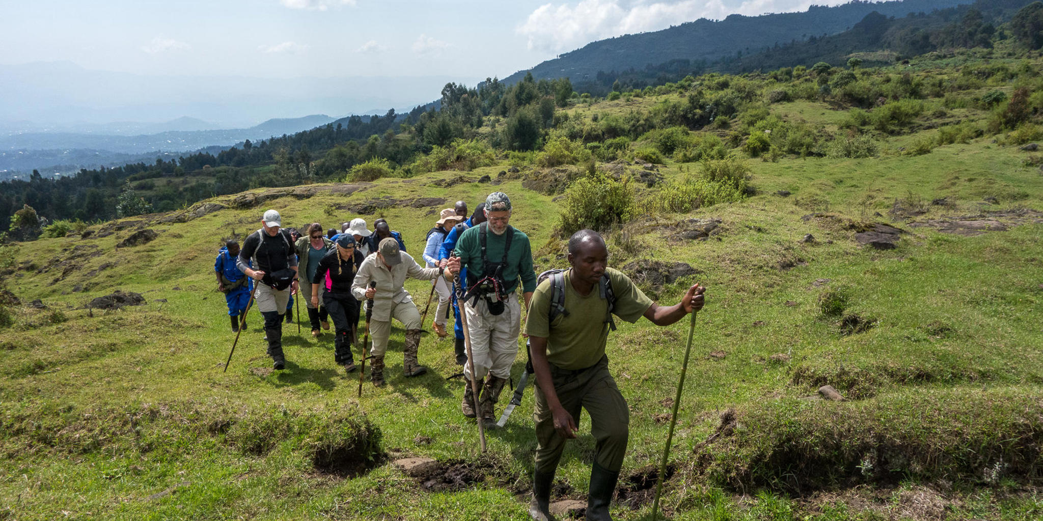 Trekking, Wilderness Bisate, Volcanoes NP, Rwanda