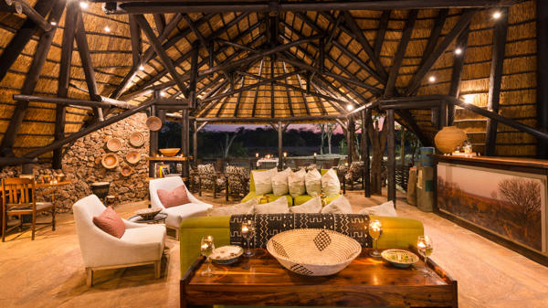 Lounge, Ongava Tented Camp, Etosha National Park, Namibia