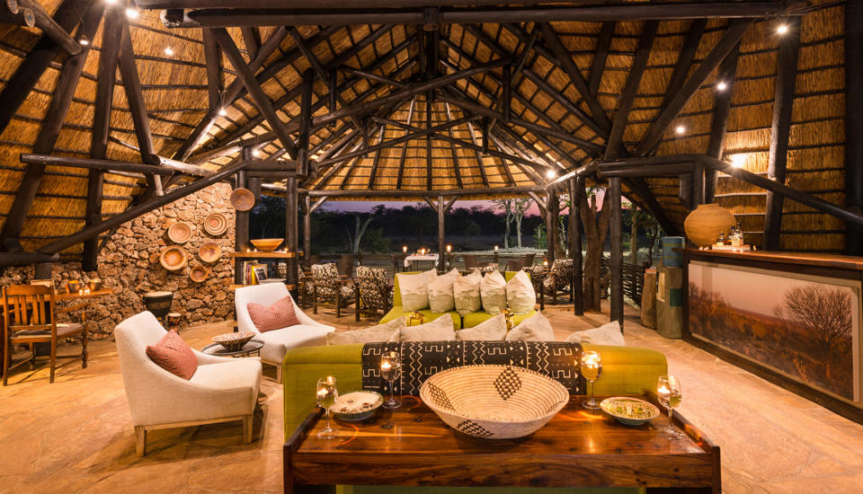 Lounge, Ongava Tented Camp, Etosha National Park, Namibia