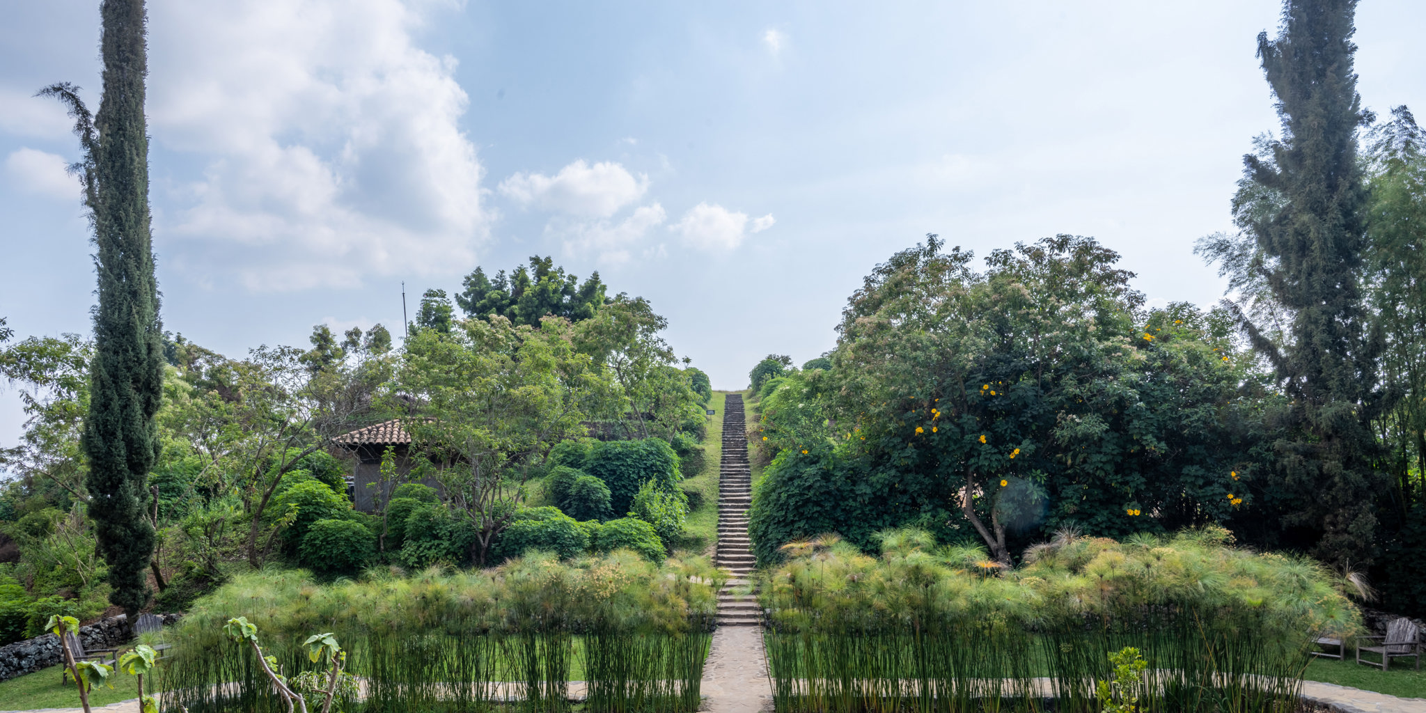 Lodge Gardens, Virunga Lodge, Volcanoes National Park, Rwanda