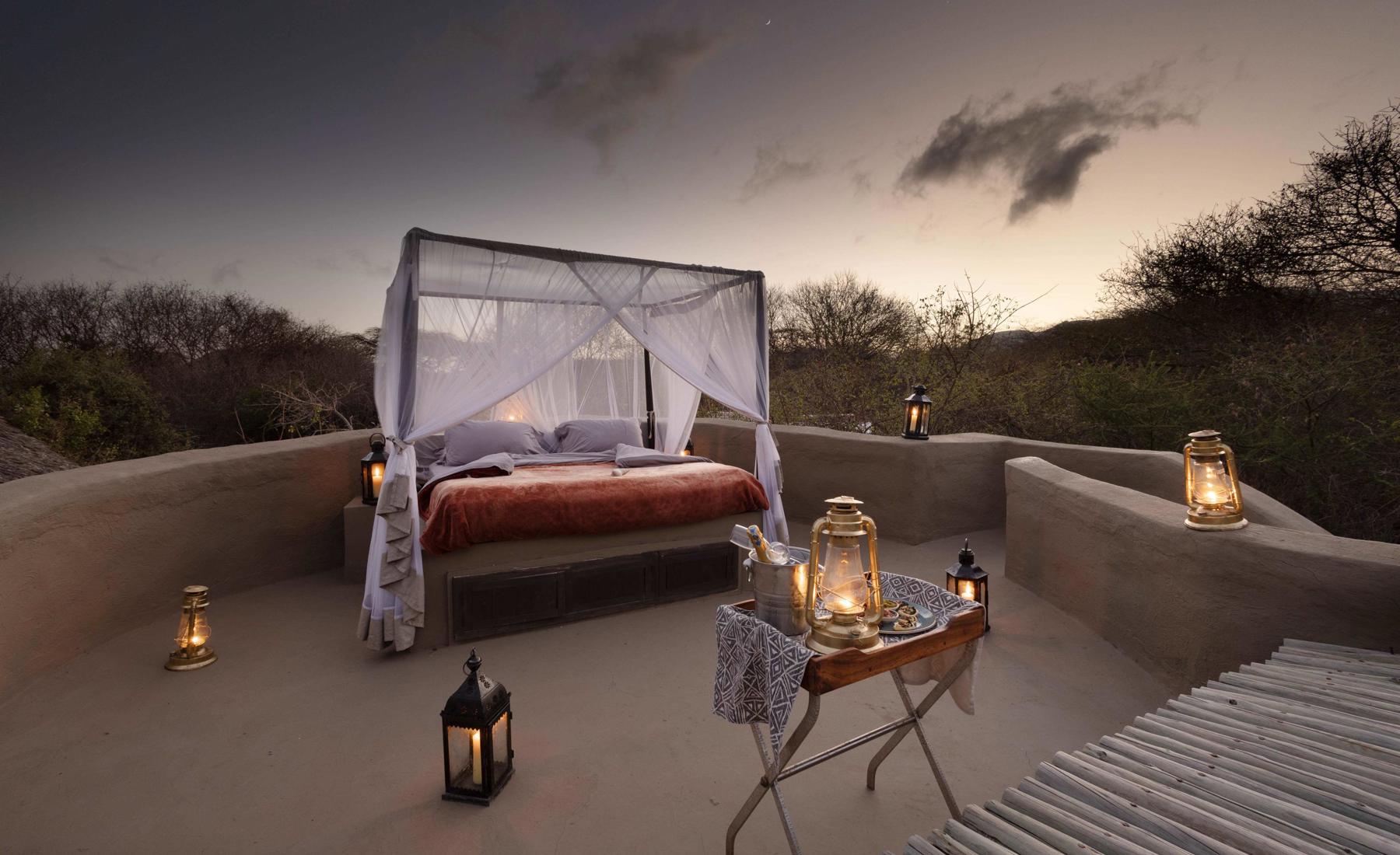 Starbed, OI Donyo Lodge, Amboseli, Kenya