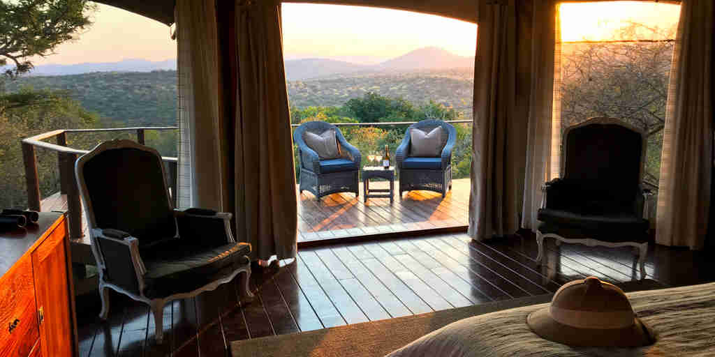 Thanda Tented Camp Bedroom Views