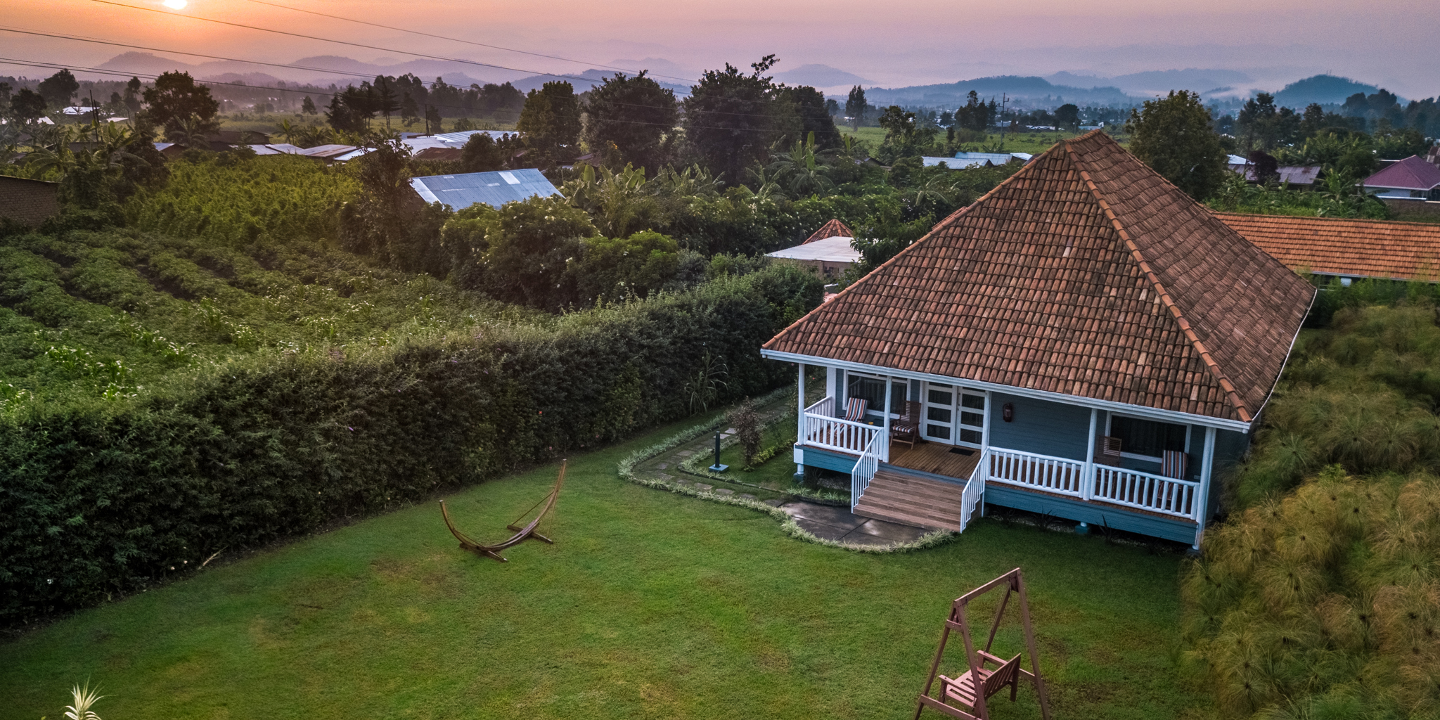 Five Volcanoes Hotel VIP cottage sunrise 