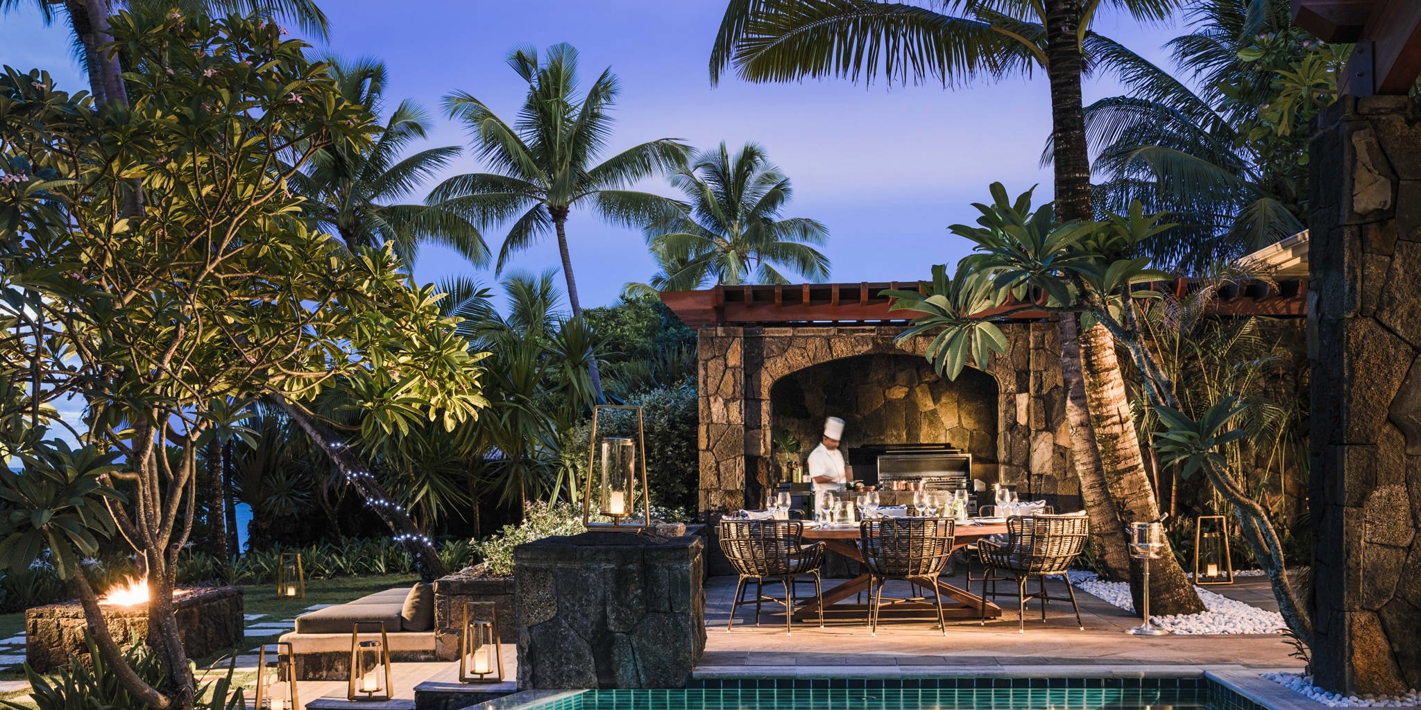 OO LeSaintGéran Accommodation Villa One Terrace Private Dining