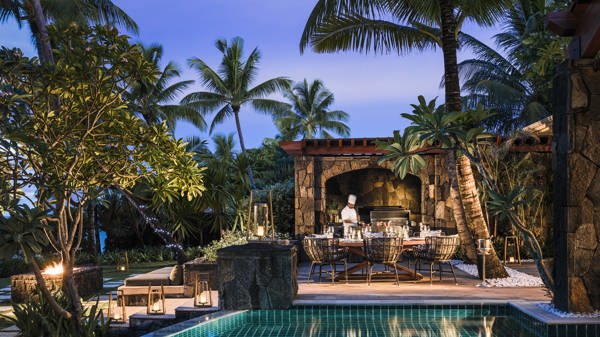 OO LeSaintGéran Accommodation Villa One Terrace Private Dining