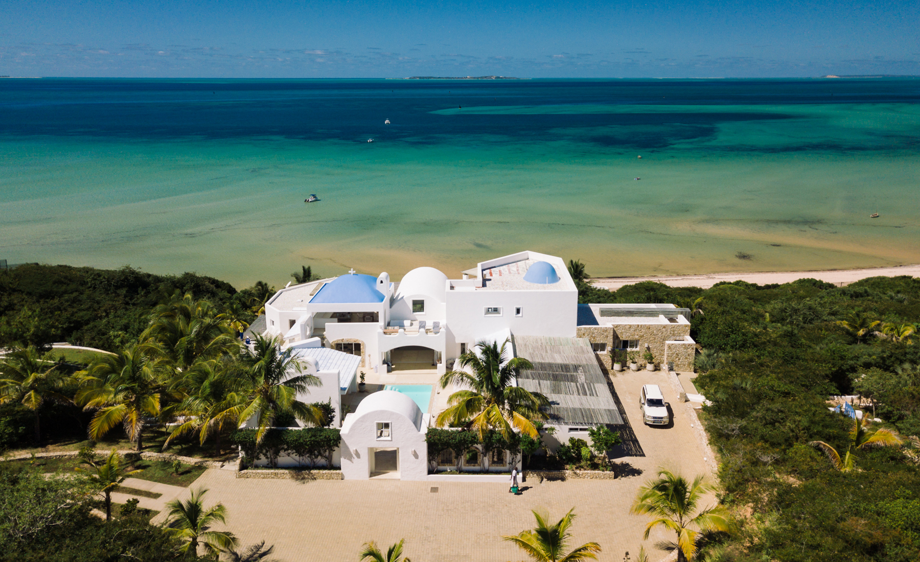 Santorini Mozambique aerial