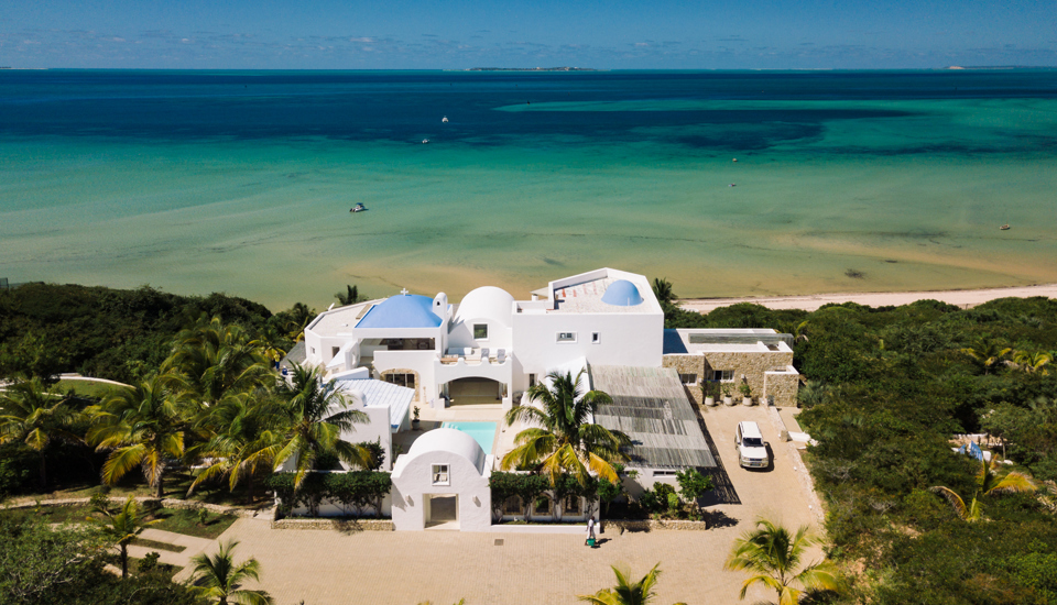 Santorini Mozambique aerial