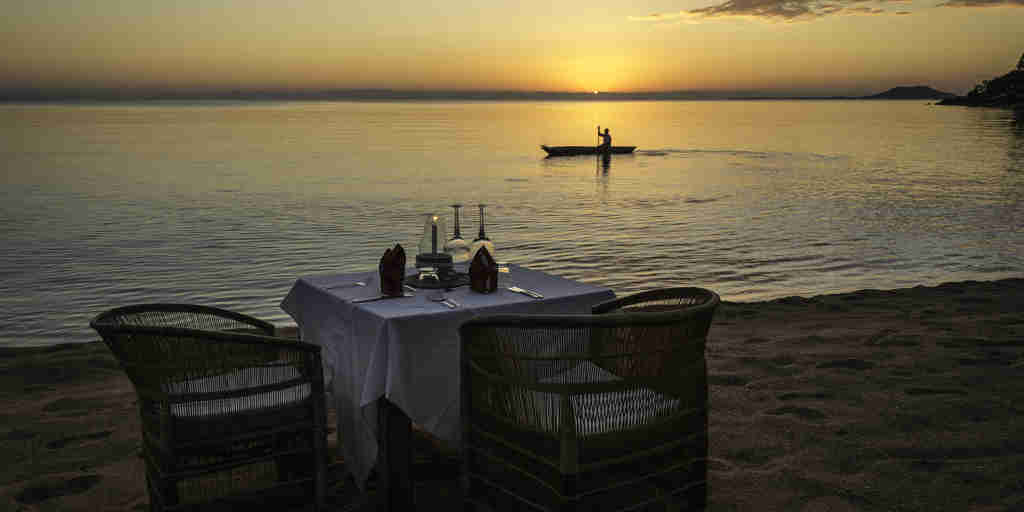 Kaya Mawa Beach sunset dining