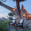kanana bush dinner romance botswana yellow zebra safaris