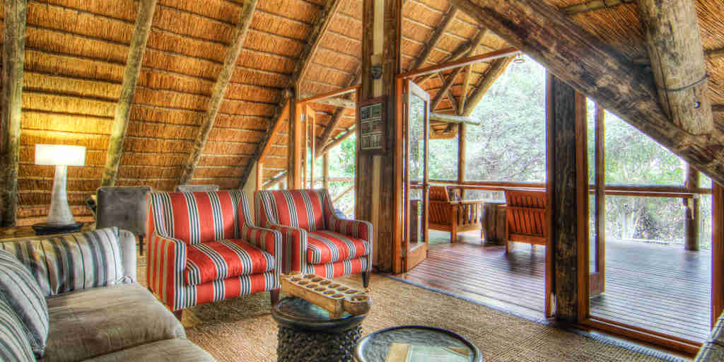 Savute Safari Lodge Upstairs Library