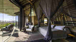 Jao Camp Bedroom Suite Botswana