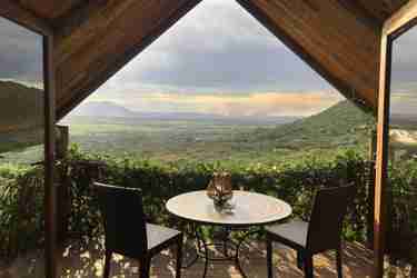 Cottars villa 1 best views kenya yellow zebra safaris
