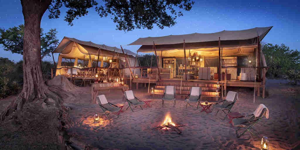 linyanti expeditions botswana camp fire