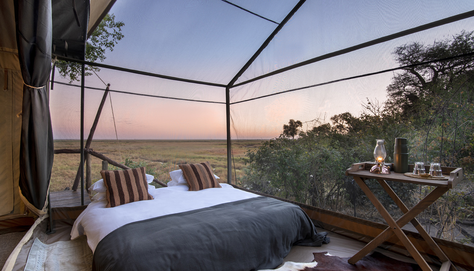 linyanti expeditions botswana double tent room