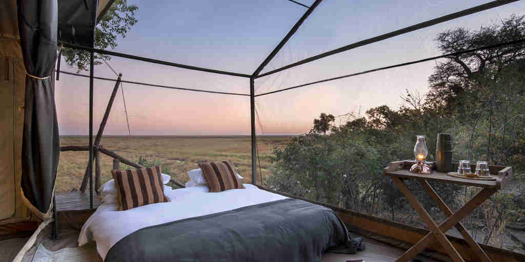 linyanti expeditions botswana double tent room