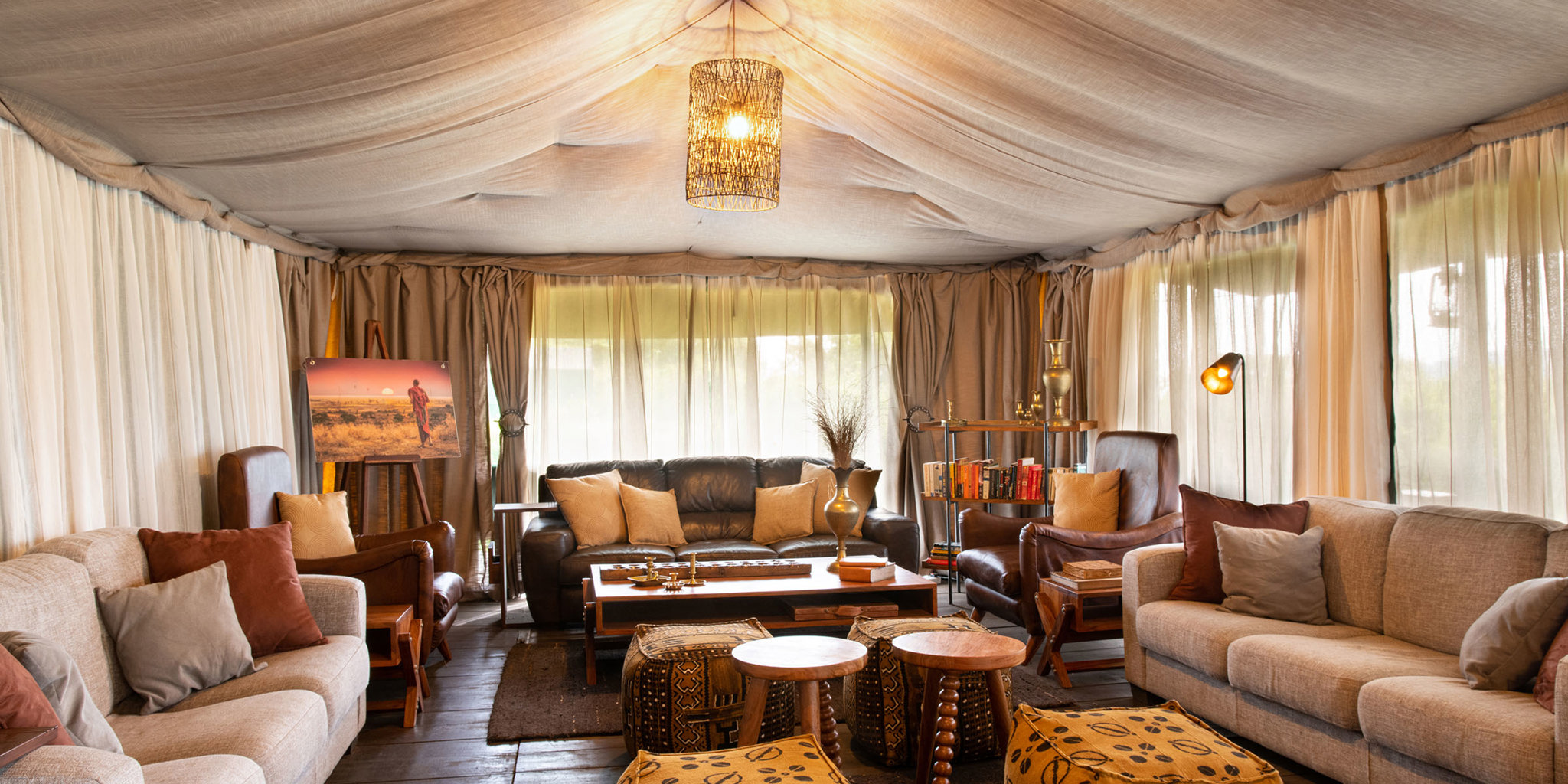 Lemala Ngorongoro Tented Camp Guest Area