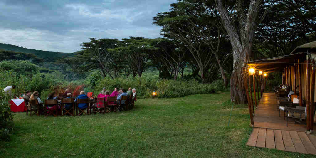 Lemala Ngorongoro Tented Camp Guest Fire Pit