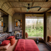 Singita Kwitonda Lodge Bedroom rwanda yellow zebra safaris