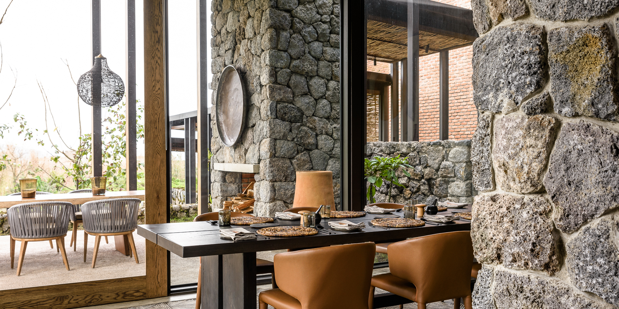 Singita Kwitonda Lodge Dining Area 3 rwanda yellow zebra safaris