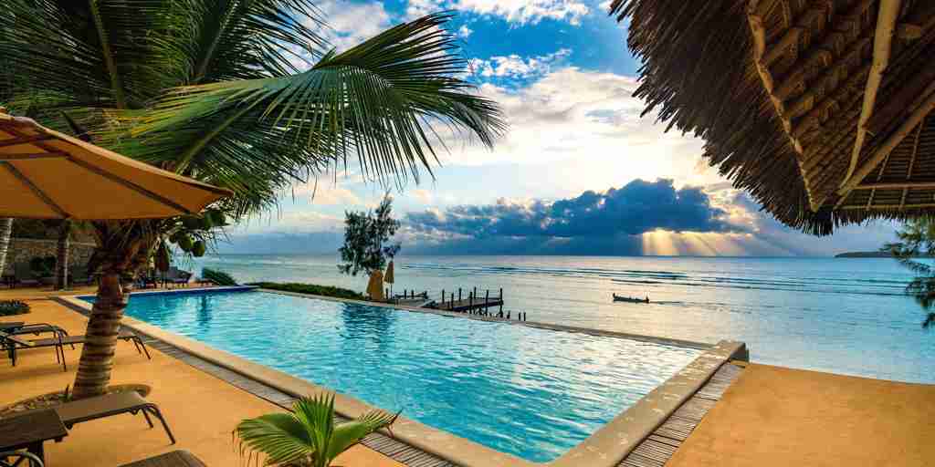 sunshine marine lodge tanzania pool view