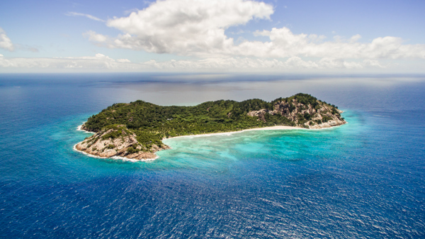 North island view seychelles yellow zebra safaris