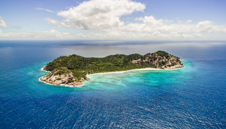 North island view seychelles yellow zebra safaris