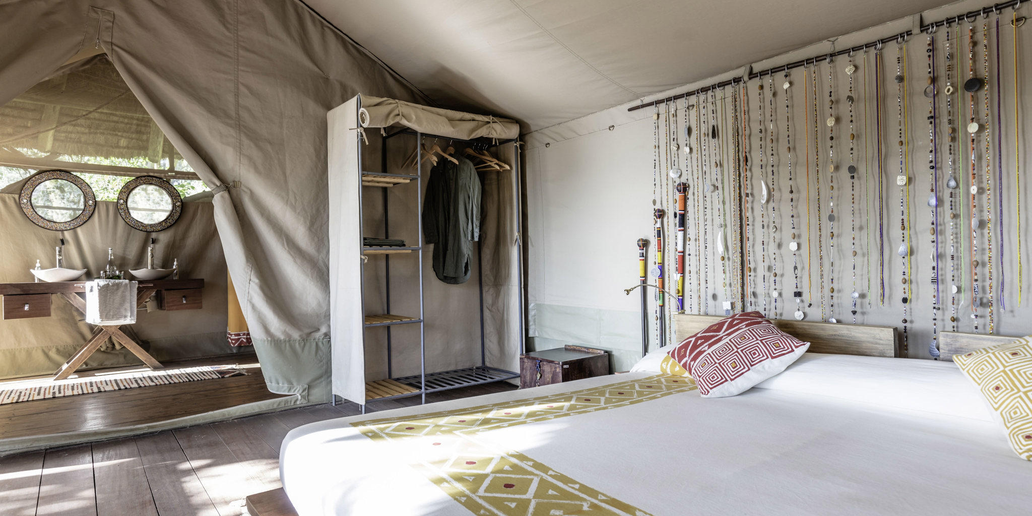 bedroom basecamp maasai mara kenya yellow zebra safaris
