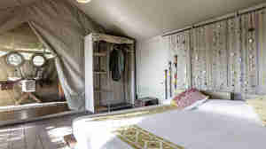 bedroom basecamp maasai mara kenya yellow zebra safaris