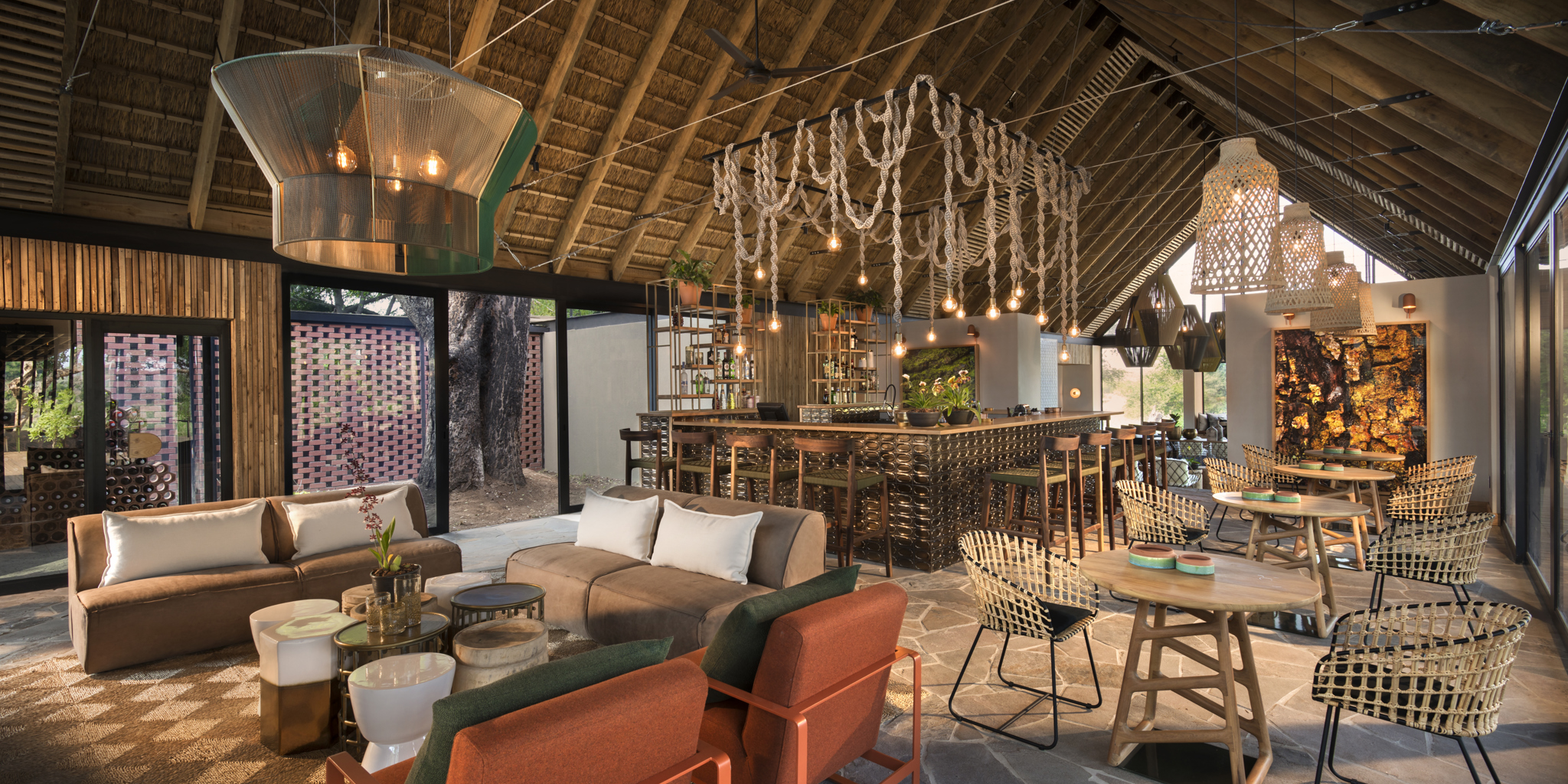 lion sands river lodge lounge south africa yellow zebra safaris