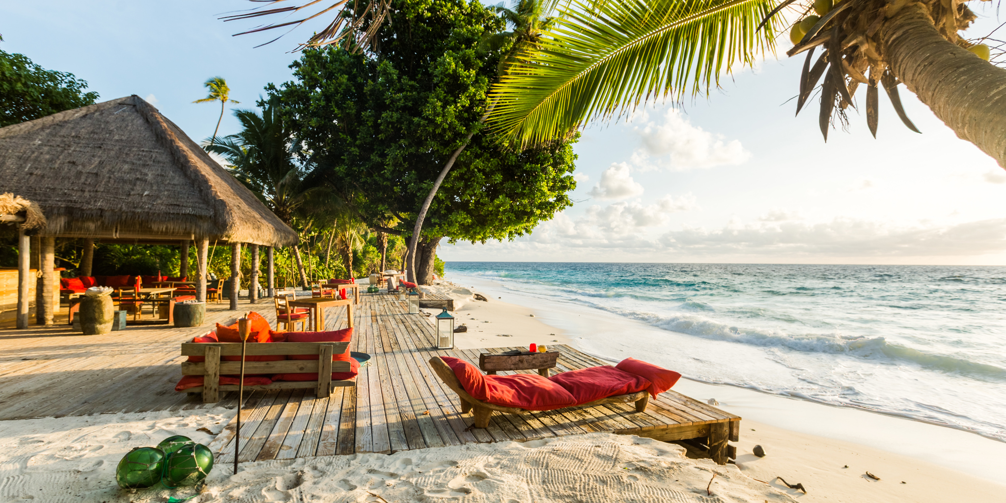 north island sun loungers seychelles yellow zebra safaris