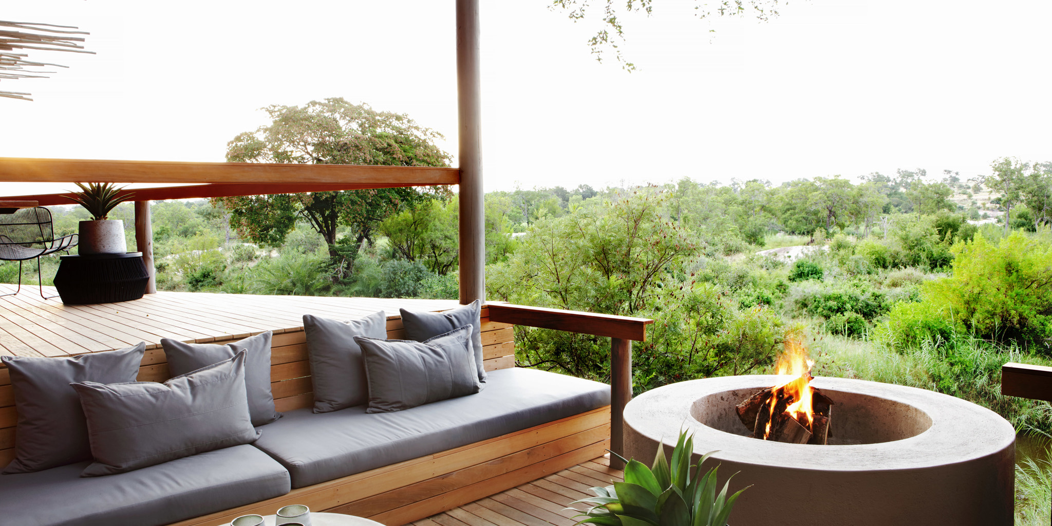 londolozi granite fire pit south africa yellow zebra safaris