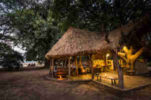 tafika camp zambia main entrance yellow zebra safaris