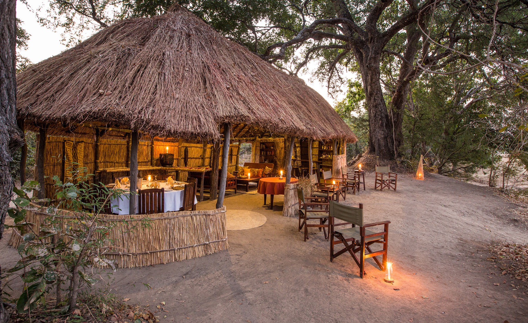 mwaleshi camp entrance zambia yellow zebra safaris