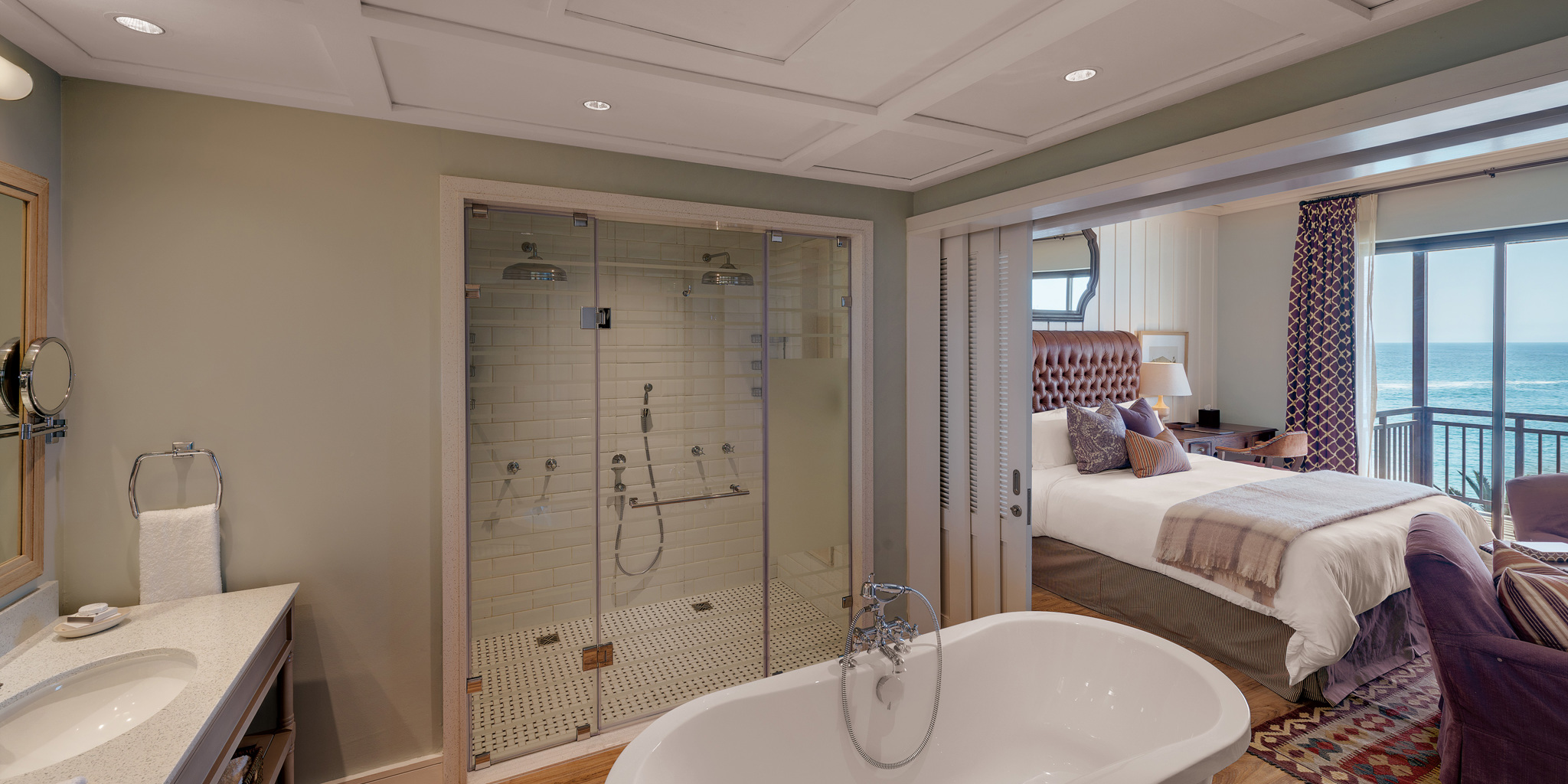 presidential bathroom strand hotel swaokpmund namibia yellow zebra safaris