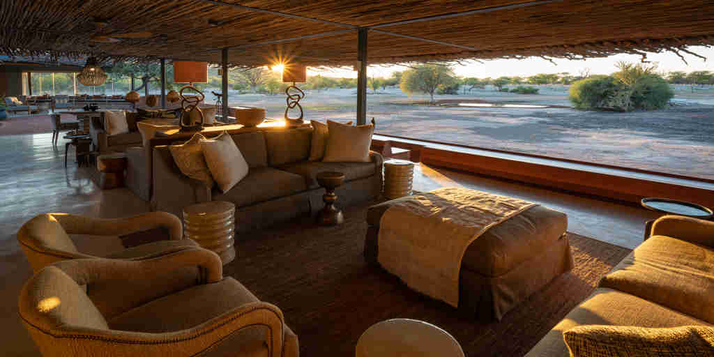 living area anderssons namibia yellow zebra safaris