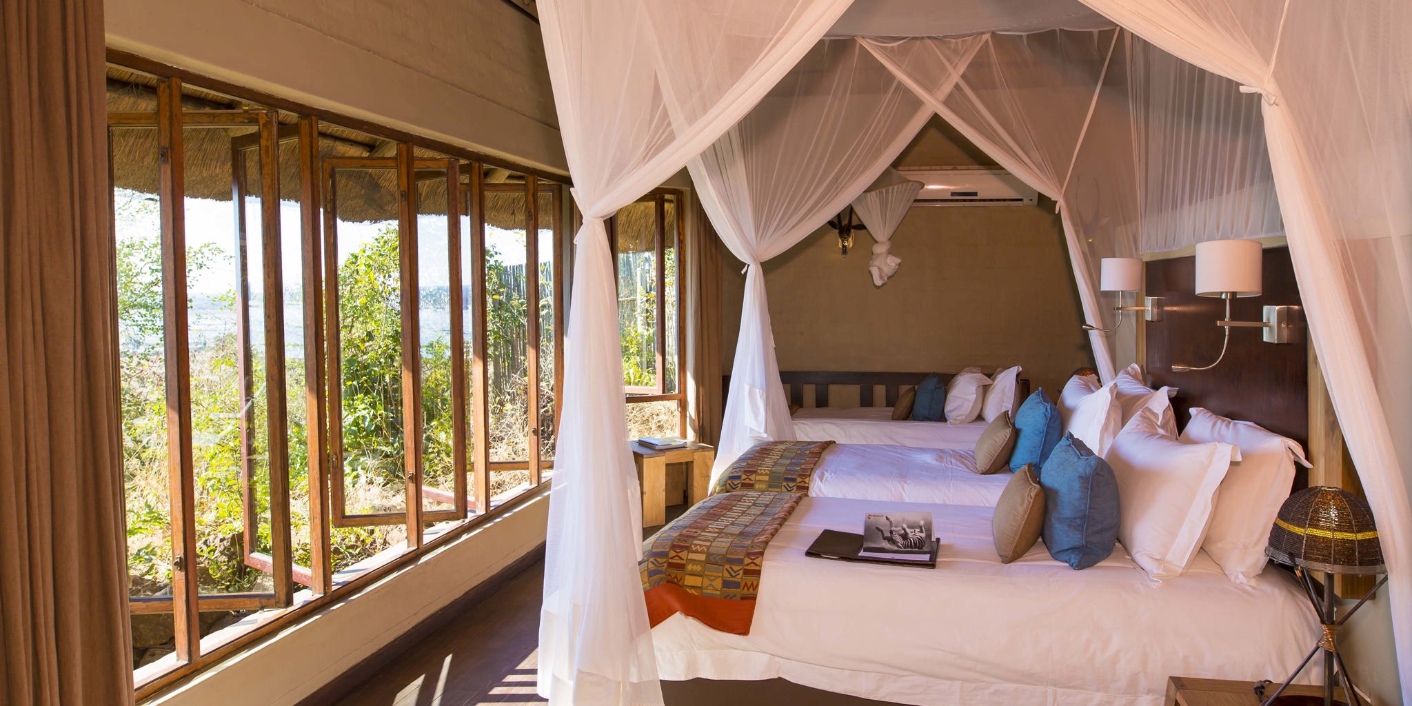 ngoma twin room botswana yellow zebra safaris
