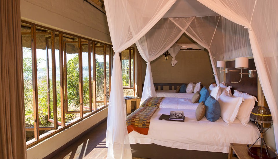 ngoma twin room botswana yellow zebra safaris