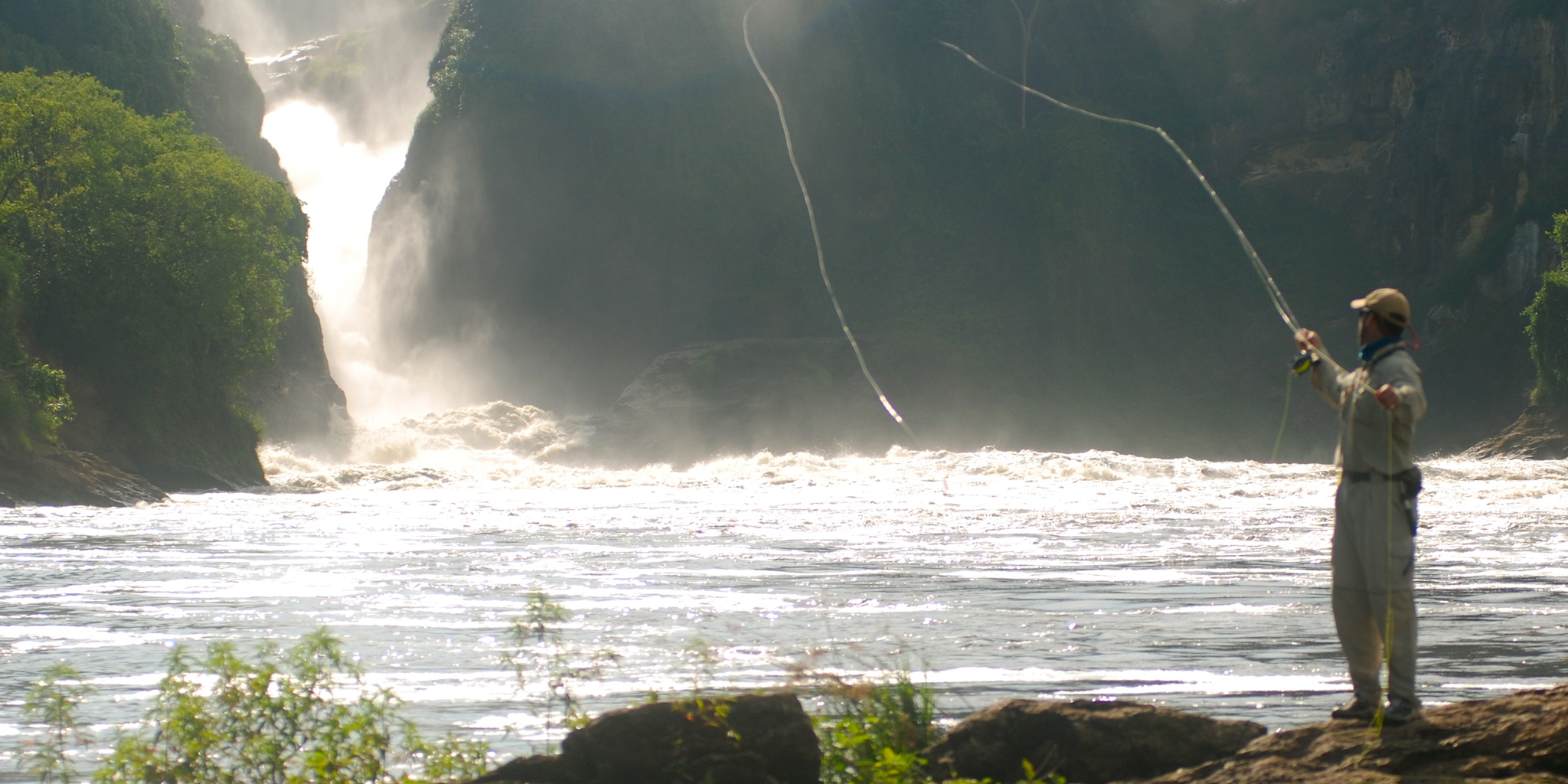 fishing at murchison falls national park, uganda safaris