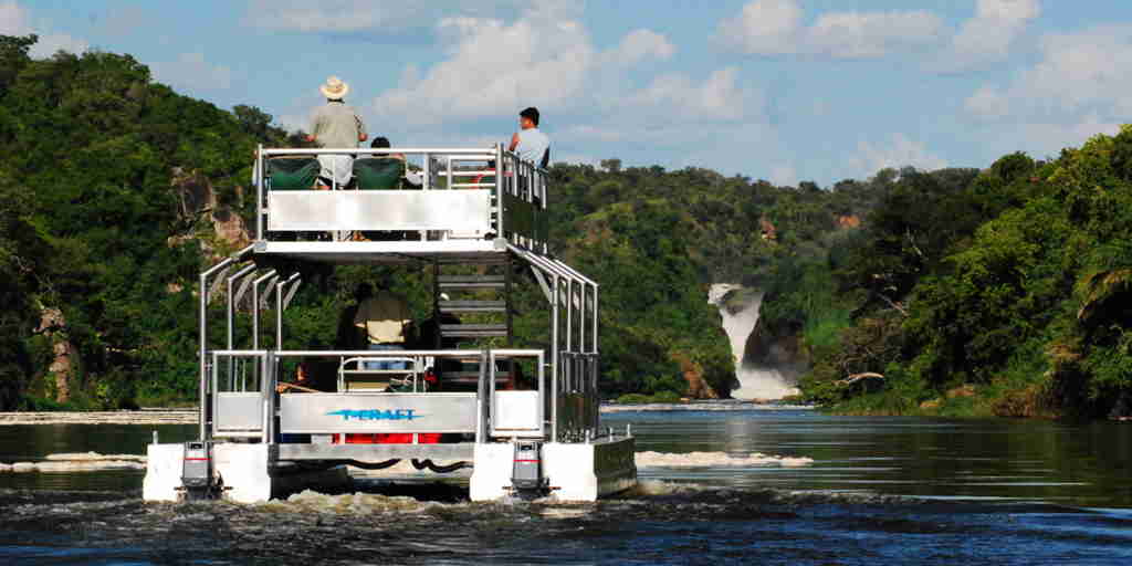boat cruise, murchison falls national park, uganda safaris