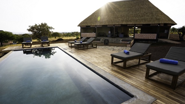swimming pool mandhari lodge tanzania yellow zebra safaris