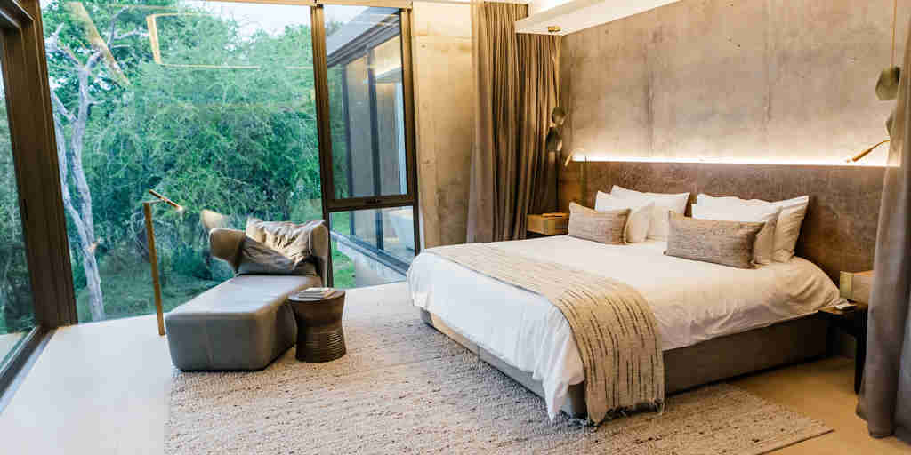king bedroom, cheetah plains, sabi sands, south africa