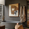 singita kataza house rwanda bathroom yellow zebra safaris