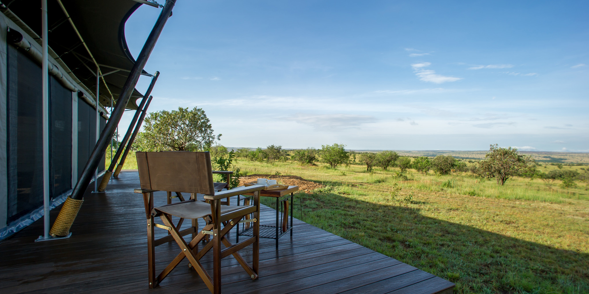 mara mara tented lodge tanzania decking yellow zebra safaris