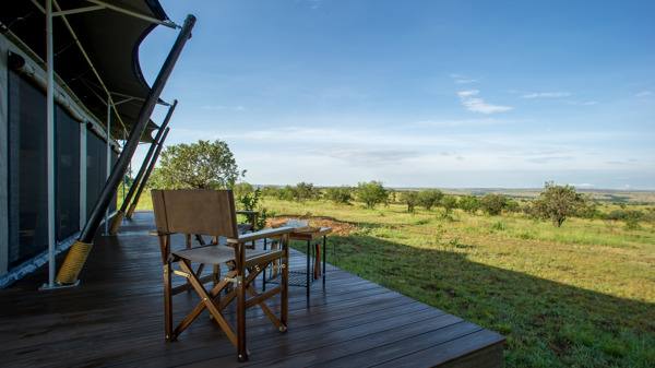 mara mara tented lodge tanzania decking yellow zebra safaris