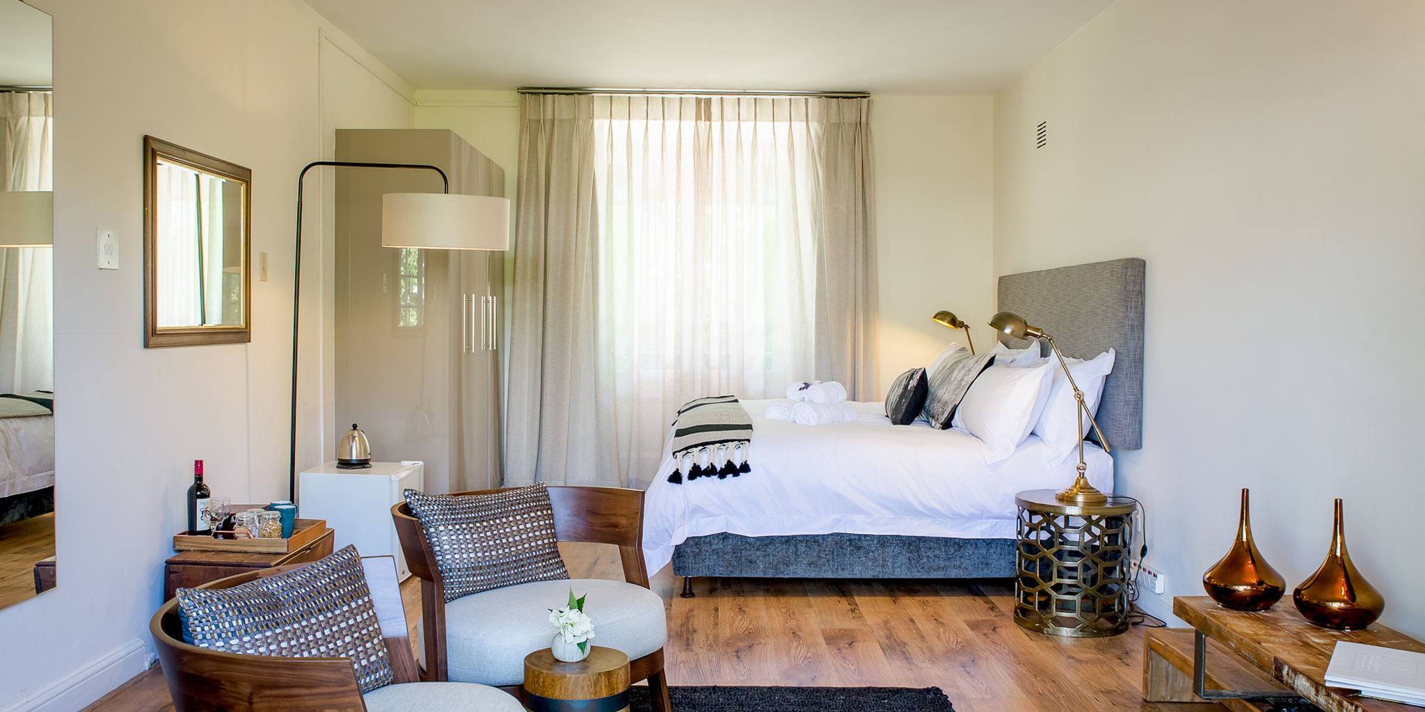 bedroom macaron boutique guest house south africa yellow zebra safaris