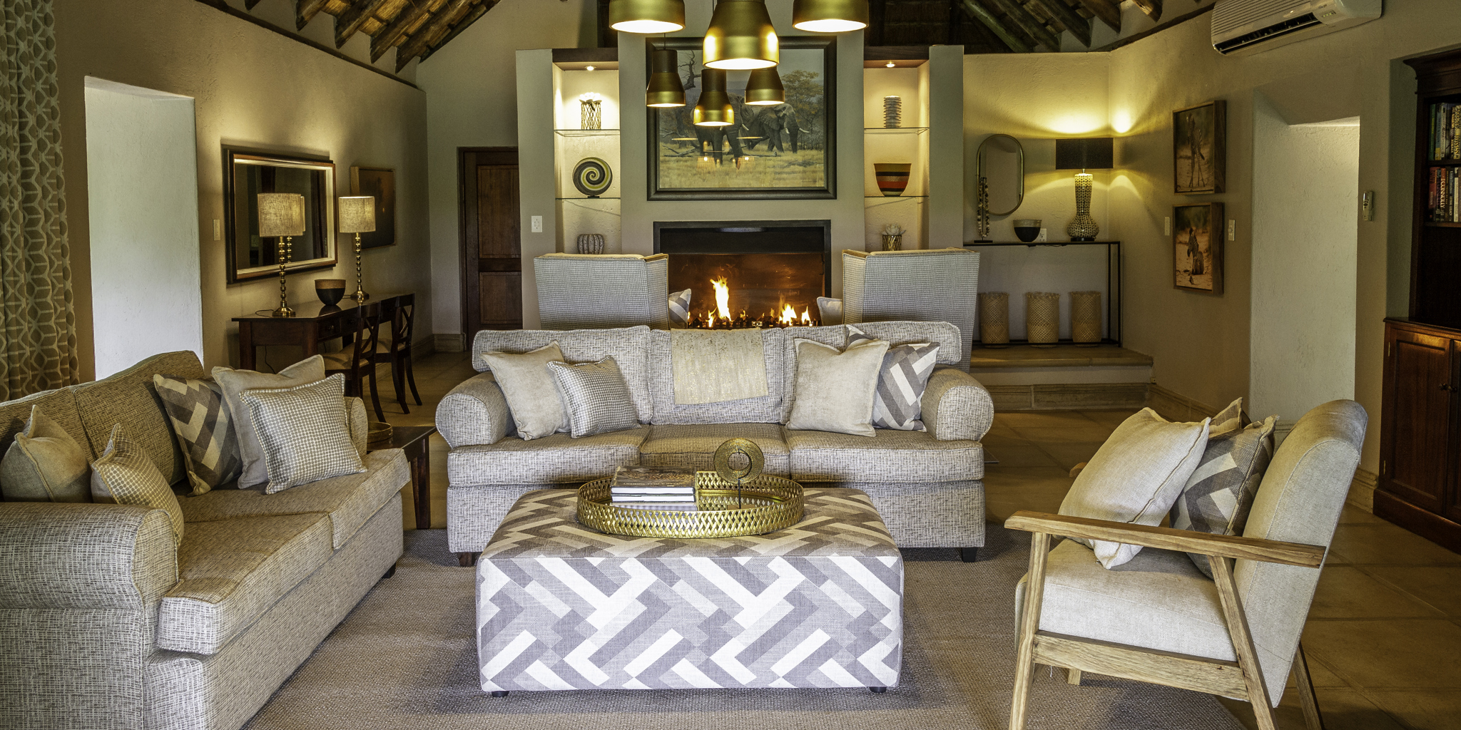 savanna private game reserve chill area yellow zebra safaris